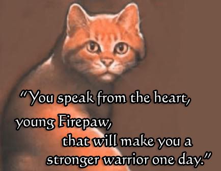 Quote60.jpg 434×335 pixels | Warrior cats quotes, Warrior cats books