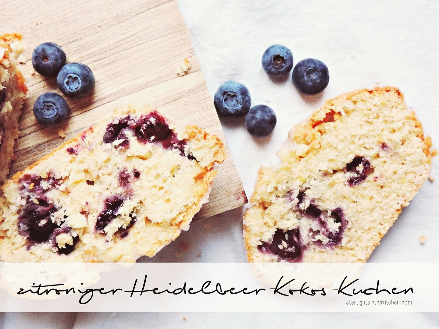 FOOD | Zitroniger Heidelbeer-Kokos-Kuchen – Starlights in the Kitchen
