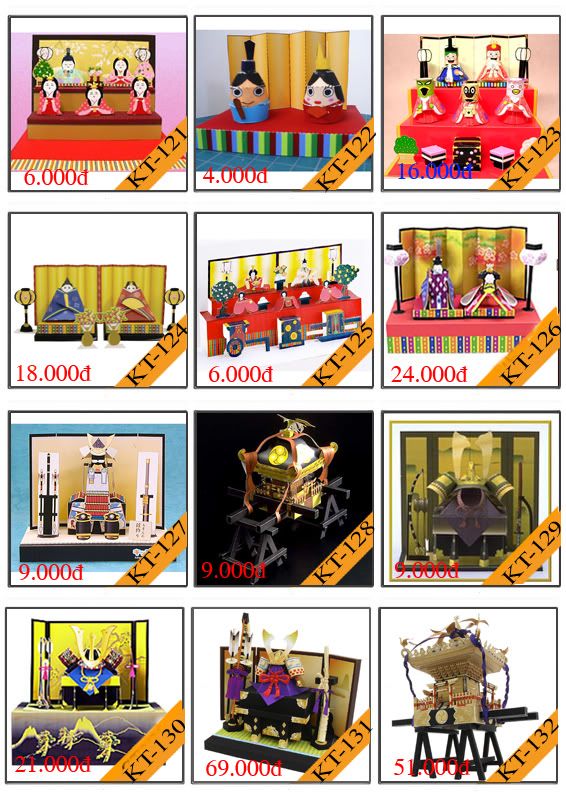 Bán mô hình giấy 3D chưa thành phẩm với 3,000 mẫu. - 10