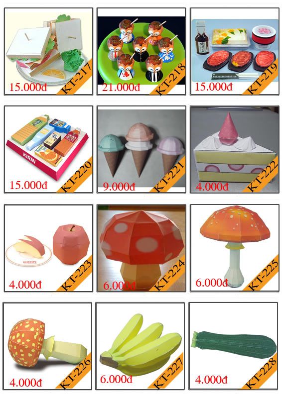 Bán mô hình giấy 3D chưa thành phẩm với 3,000 mẫu. - 18