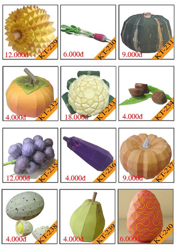 Bán mô hình giấy 3D chưa thành phẩm với 3,000 mẫu. - 19