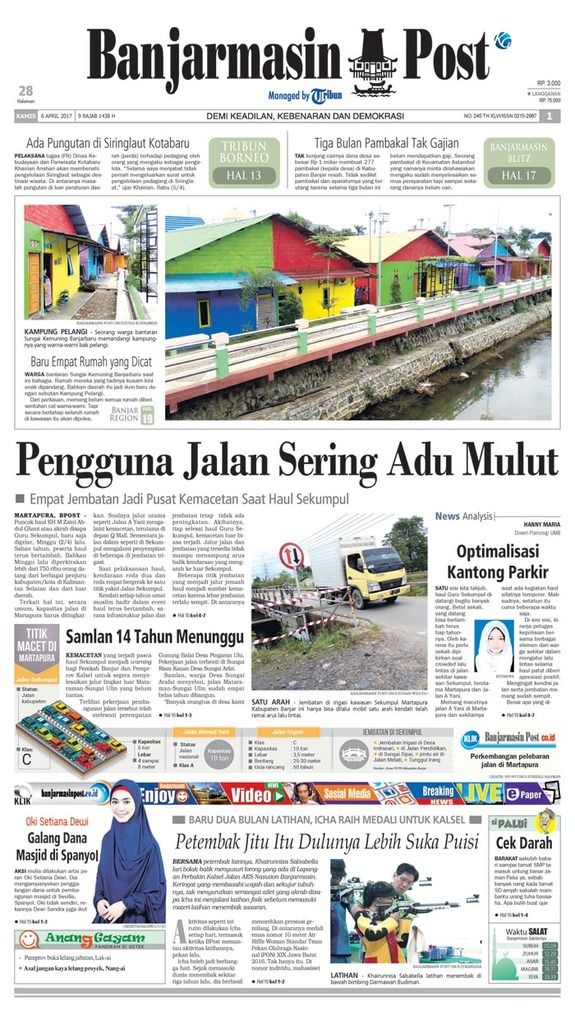 BPost edisi Kamis (6/4/2017)