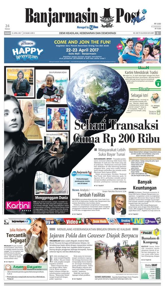 BPost edisi Jumat (21/4/2017)