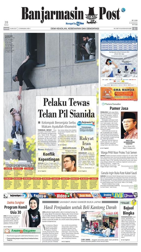 BPost edisi Kamis (8/6/2017)