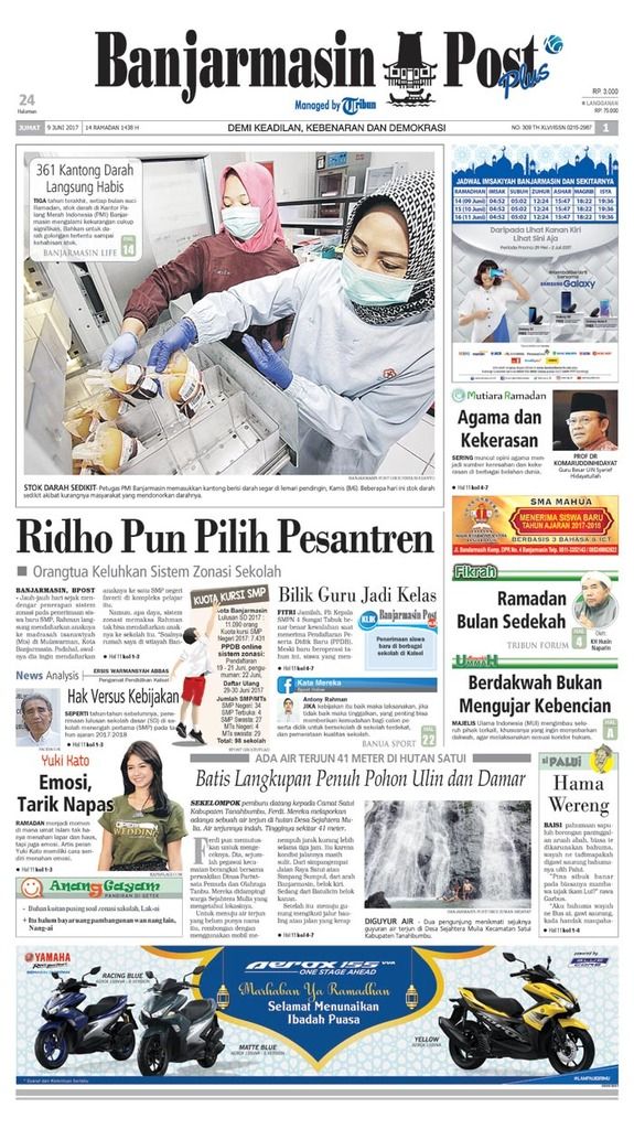 BPost edisi Jumat (9/6/2017)