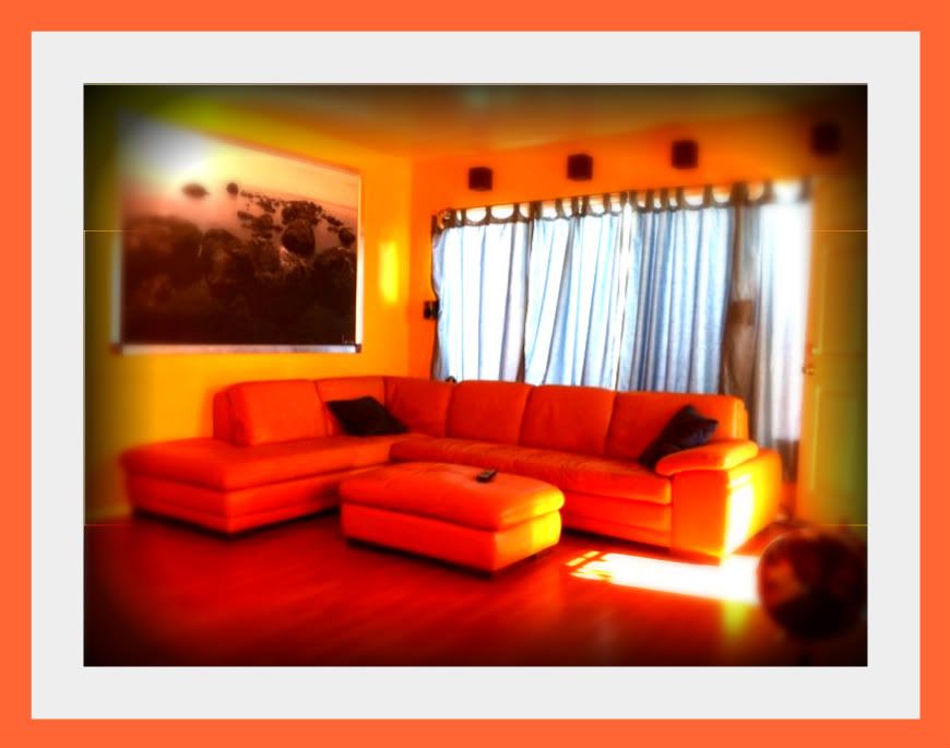 orange sectional sleeper sofa