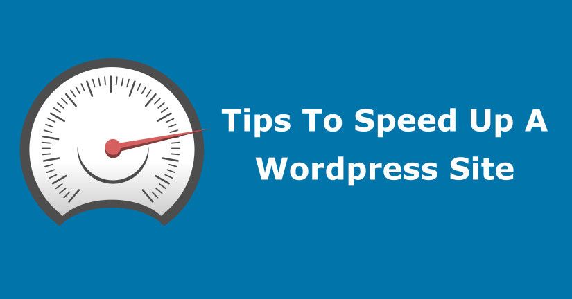 Some Simple Tips To Speed Up a WordPress Site (c) Adelina510 simple wordpress