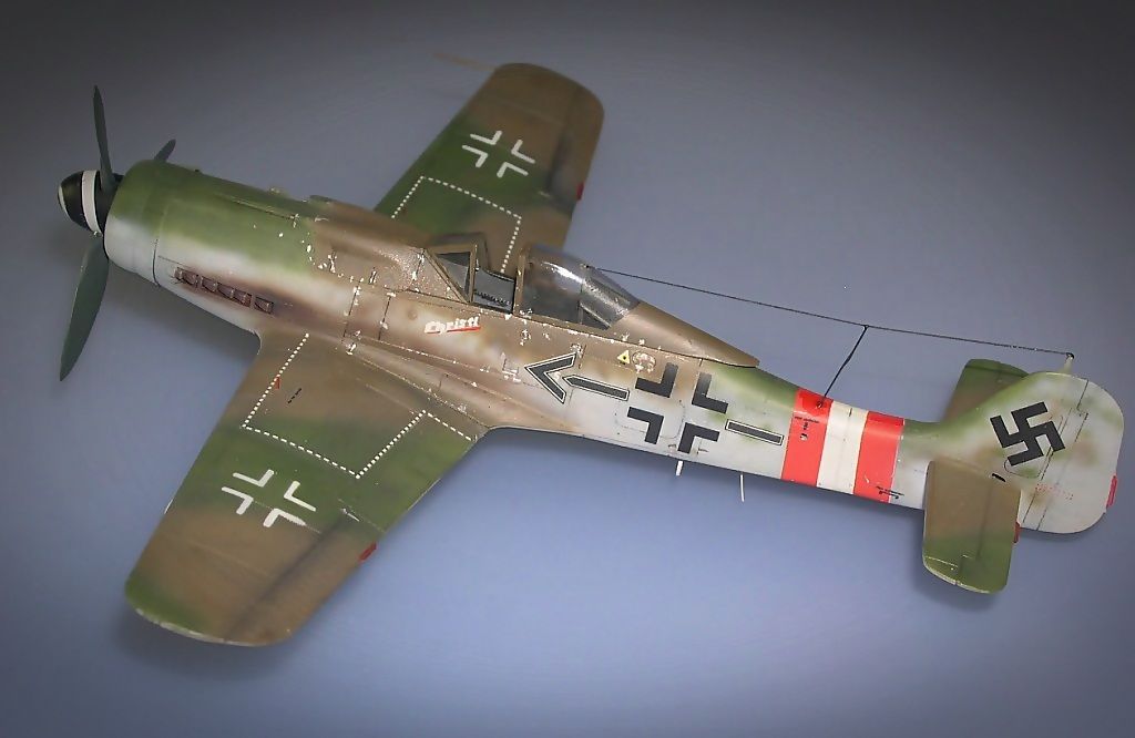 Focke-Wulf Fw 190 d-9 gerhard Barkhorn 1945 1:72 la-CAST METAL 