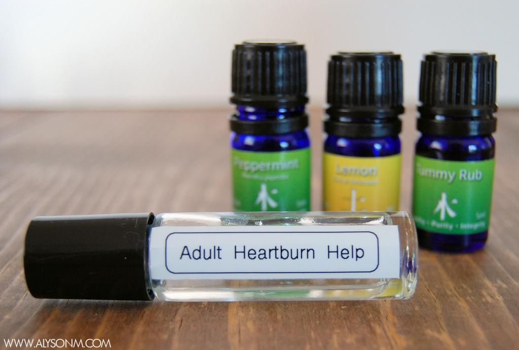 Essential Oil Blends for Adults - Heartburn Help, Tummy Aches