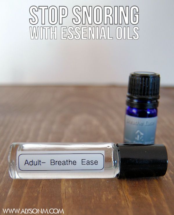 Essential Oil Blends for Adults - Breathe Ease, Stop Snoring
