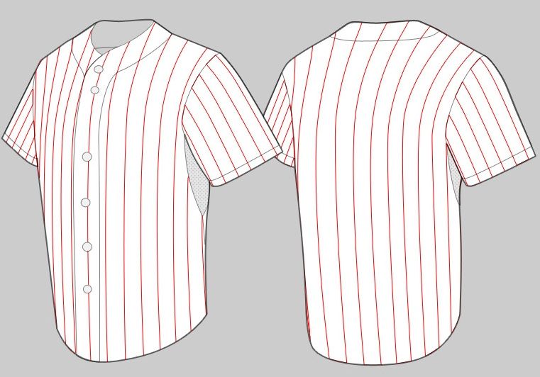 rsaline's Baseball Uniform Template - PSD - Concepts - Chris