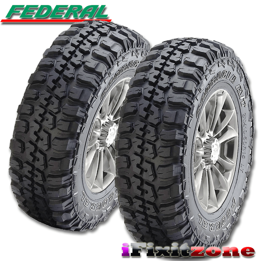 2 Federal Couragia M/T 33X12.50R20 Mud Tires LT 33X12.50X20 R20 10 Ply ...