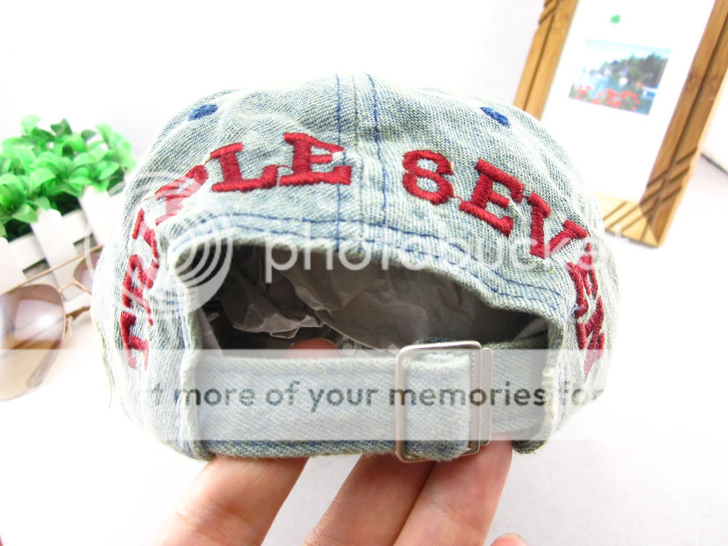   Cool Letter Printed Jeans Casquette Baseball Cap Hat 4 Color  