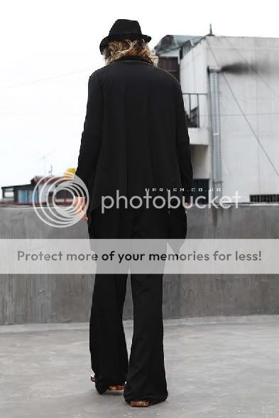Elegant Style Mens Black Casual Boot Cut Dress Pants  