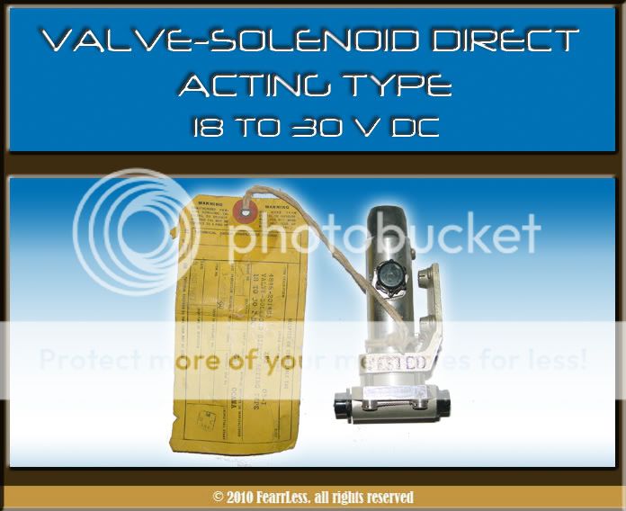 Solenoid Direct Acting Lowrider Race Car Marotta Valve Corp