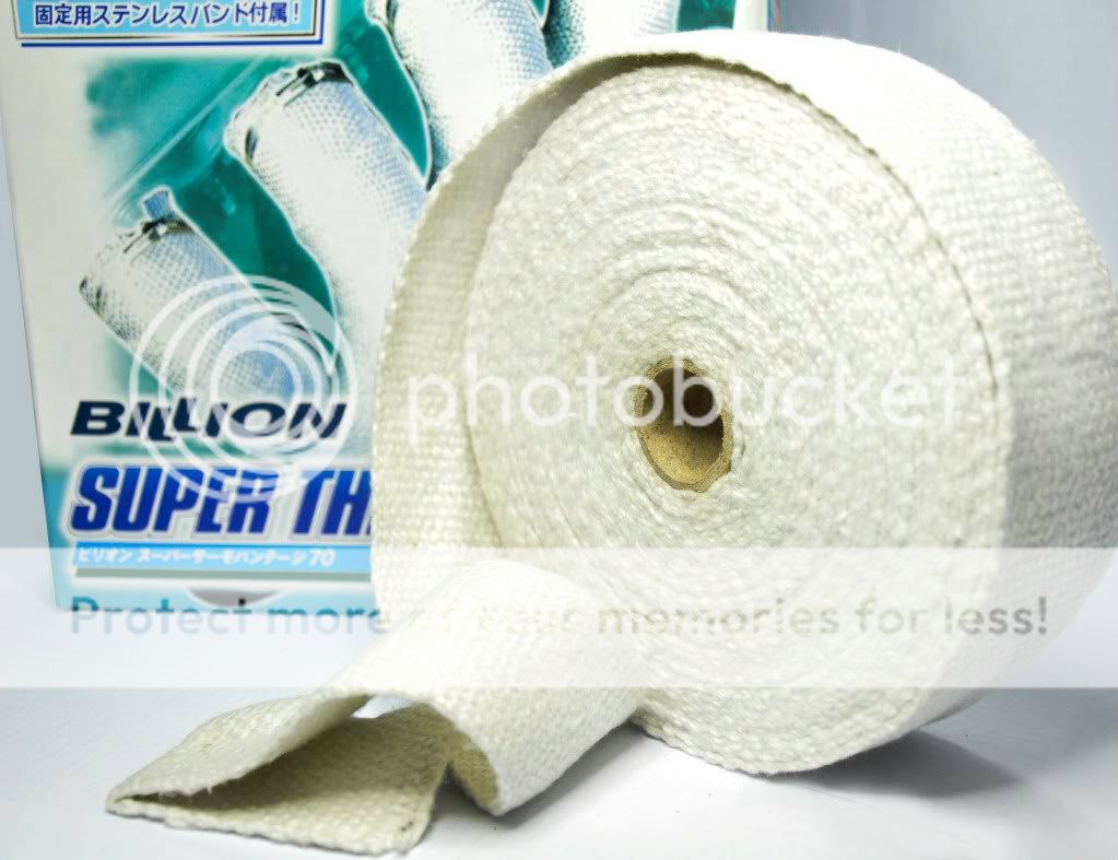 BILLION SUPER THERMO 70 EXHAUST BANDAGE WRAP 50MMX10  