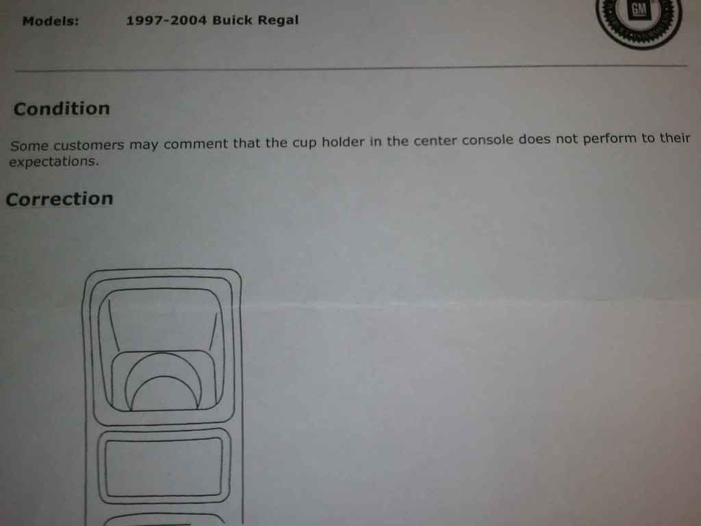 2004 Buick Regal Cup Holder - Jonesgruel
