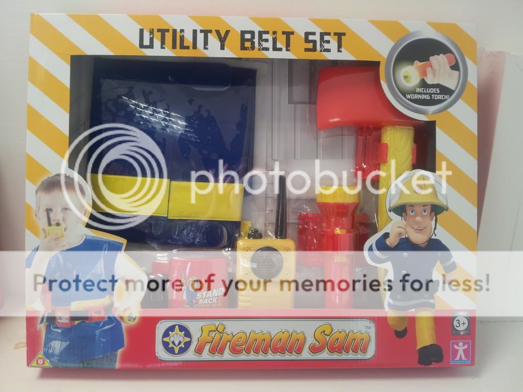 Fireman Sam Utility Belt With Torch   Dress Up Toy NEW  