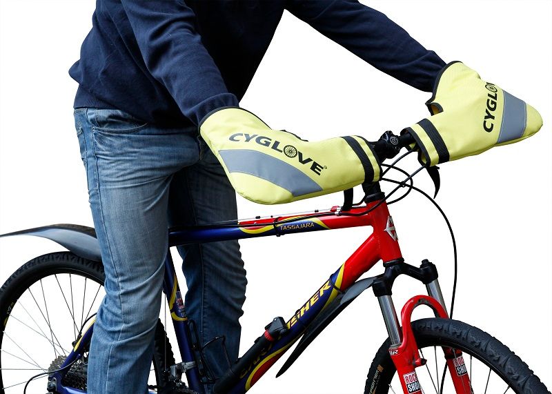 BICYCLE BIKE HANDLEBAR MUFFS WATERPROOF WINTER GLOVES WARM AND DRY