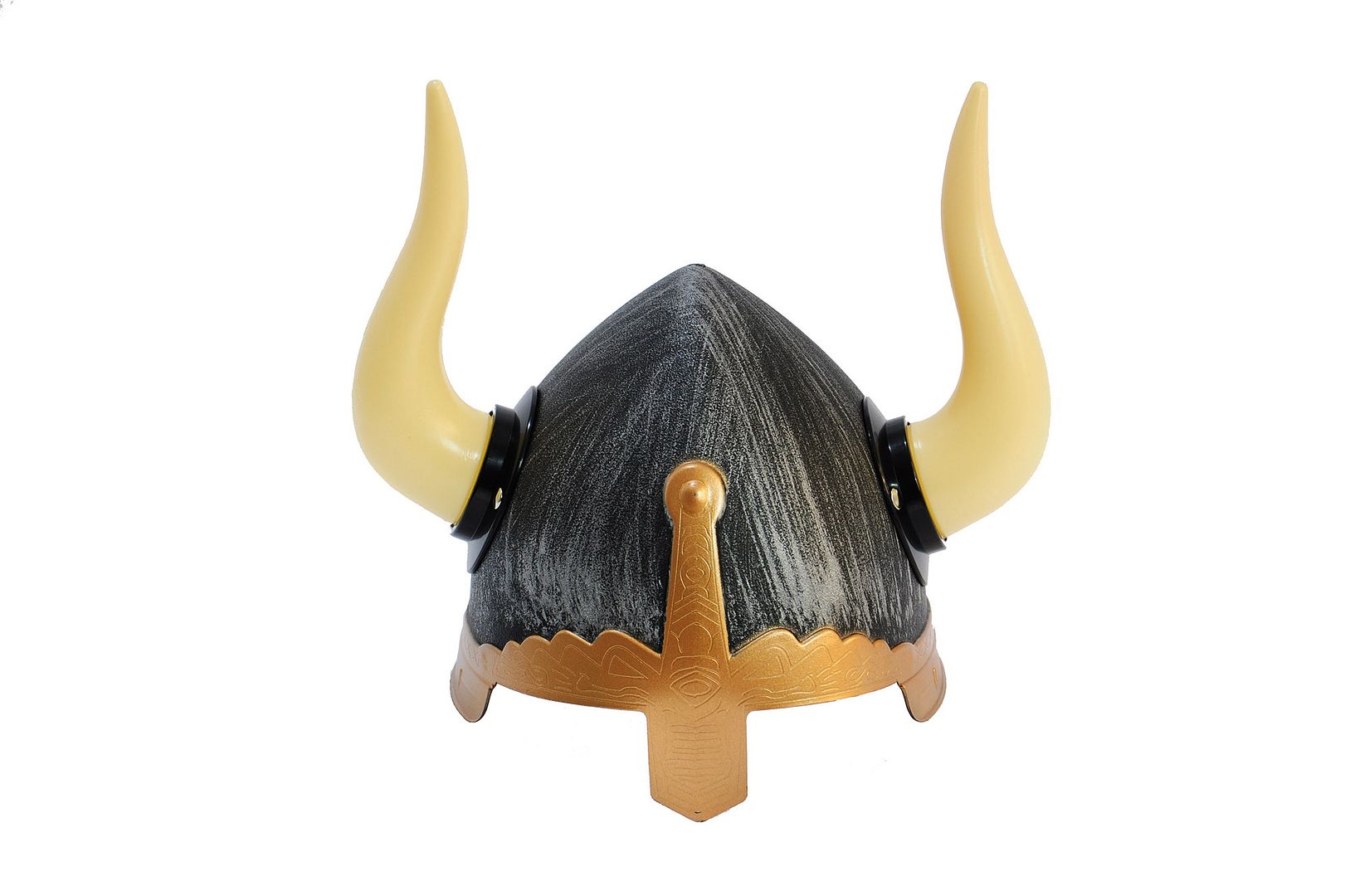 MEDIEVALE viking Warrior corna GOLD CASCO Costume Cappello Accesory Play